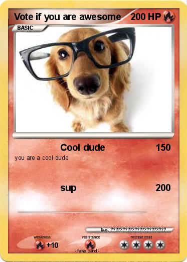 Pokemon Vote if you are awesome