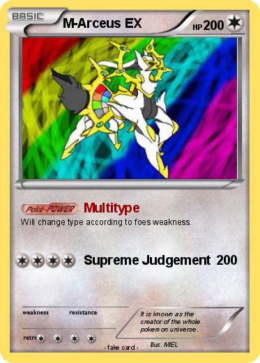 Pokemon M-Arceus EX