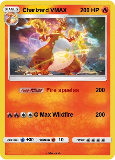 Pokemon Charizard VMAX