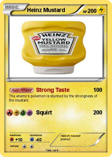 Pokemon Heinz Mustard