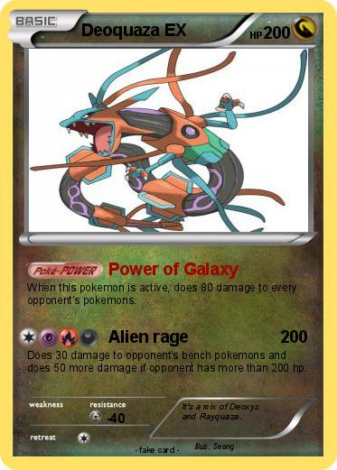 Pokemon Deoquaza EX
