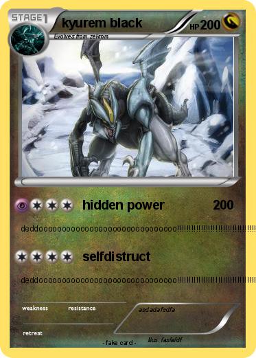 Pokemon kyurem black