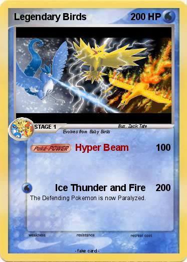 Pokemon Legendary Birds