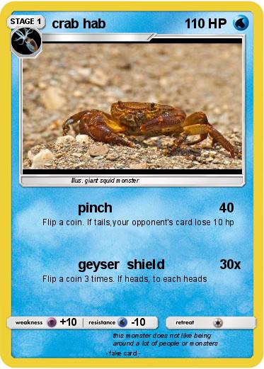 Pokemon crab hab