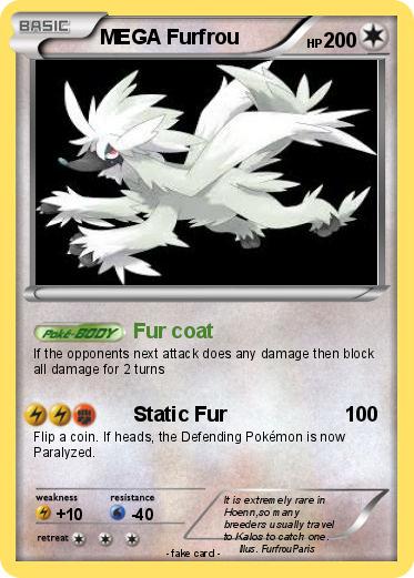Pokemon MEGA Furfrou