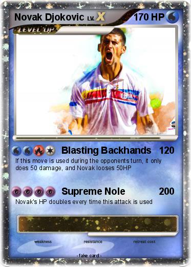 Pokemon Novak Djokovic