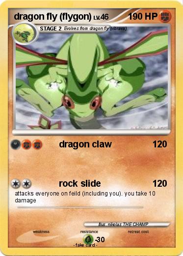 Pokemon dragon fly (flygon)