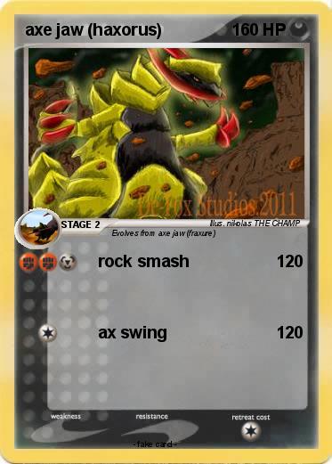 Pokemon axe jaw (haxorus)