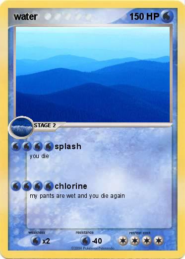 Pokemon water                                                                          