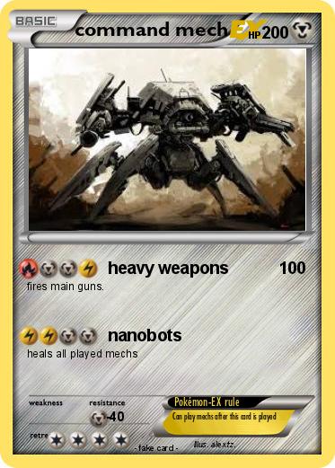 Pokemon command mech