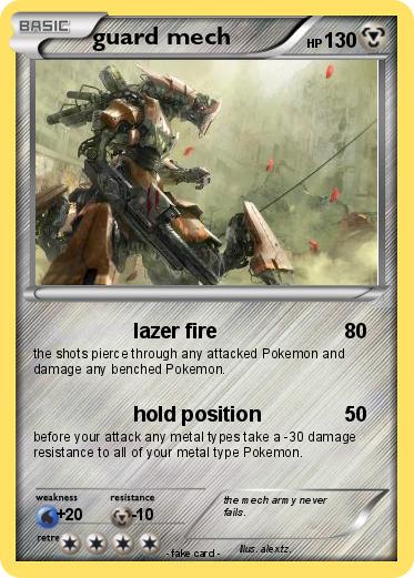 Pokemon guard mech