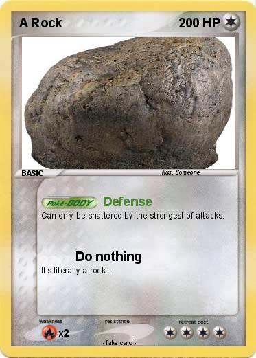 Pokemon A Rock