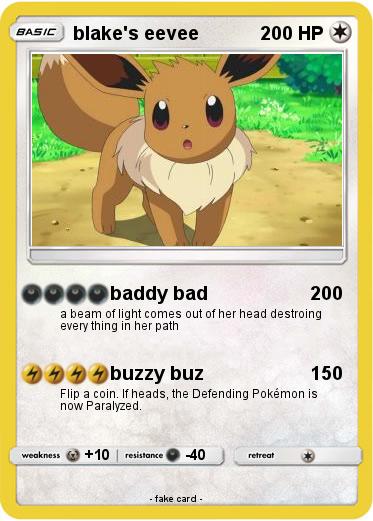 Pokemon blake's eevee