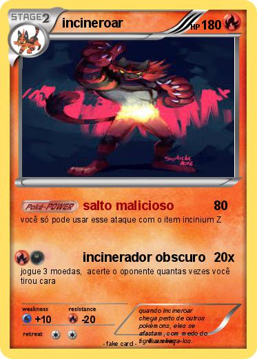 Pokemon incineroar