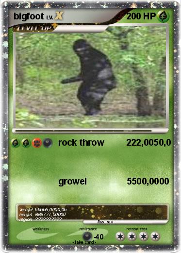 Pokemon bigfoot