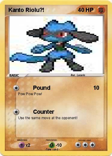 Pokemon Kanto Riolu?!