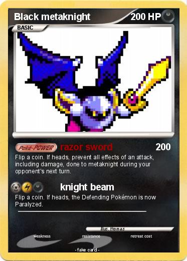 Pokemon Black metaknight