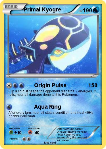 Pokemon Primal Kyogre