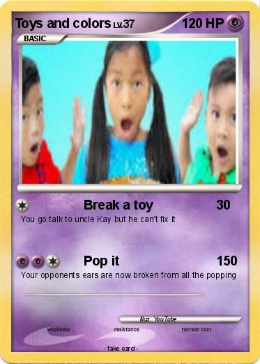 Pokemon Toys and colors