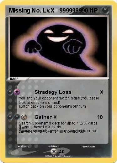 Pokemon Missing No. Lv.X   9999999