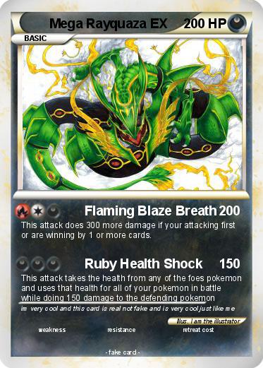 Pokemon Mega Rayquaza EX