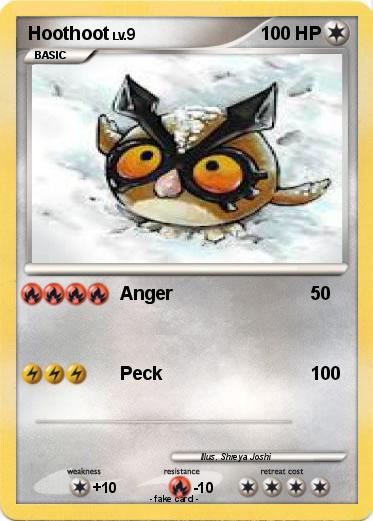 Pokemon Hoothoot