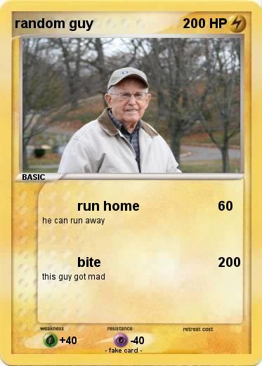 Pokemon random guy