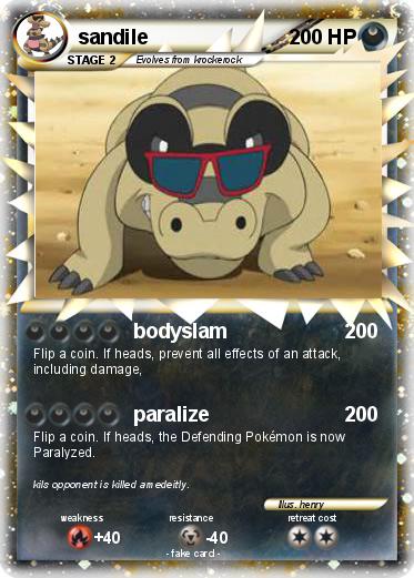 Pokemon sandile