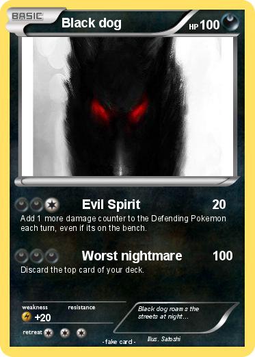 Pokemon Black dog