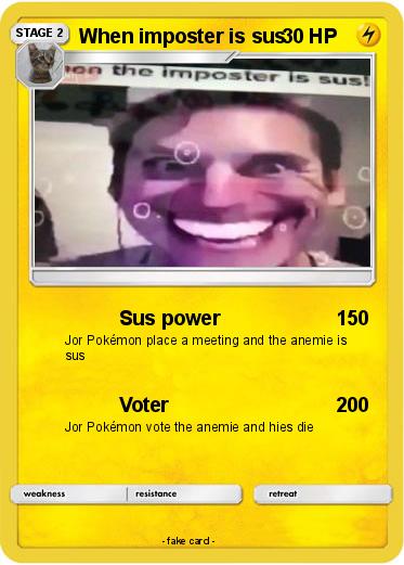 Pokemon When imposter is sus