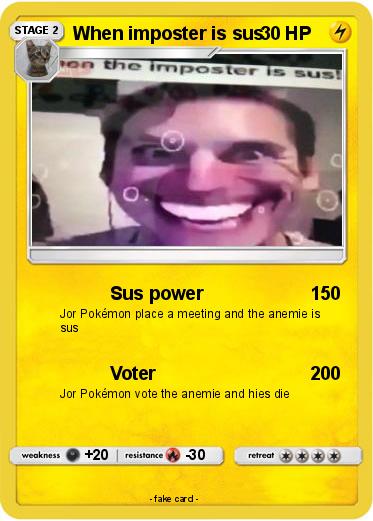 Pokemon When imposter is sus