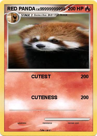 Pokemon RED PANDA