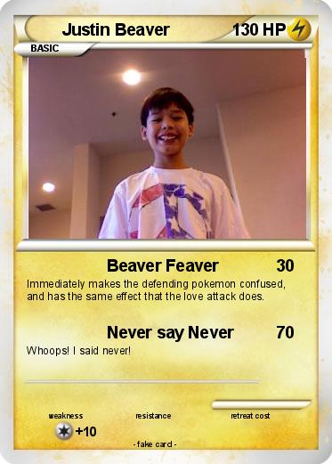 Pokemon Justin Beaver