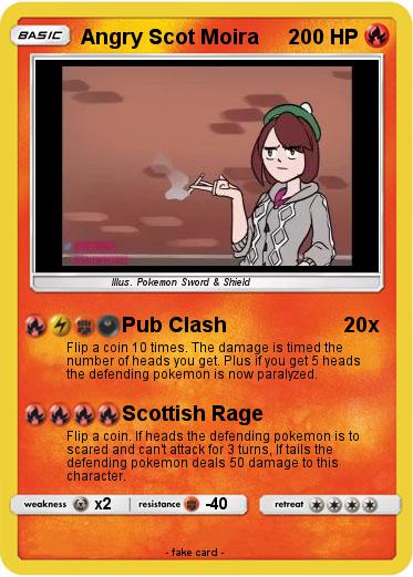 Pokemon Angry Scot Moira