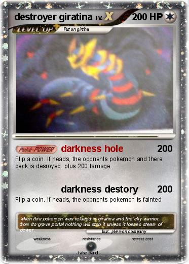 Pokemon destroyer giratina