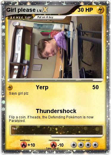 Pokemon Girl please