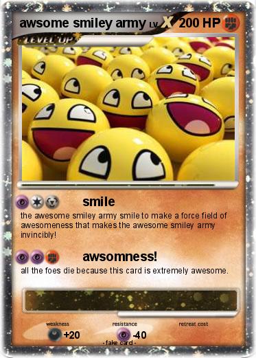 Pokemon awsome smiley army