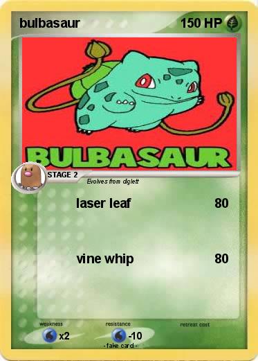 Pokemon bulbasaur