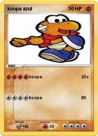 Pokemon koopa azul