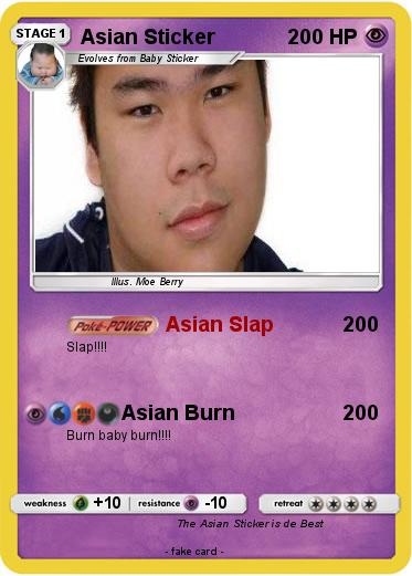 Pokemon Asian Sticker