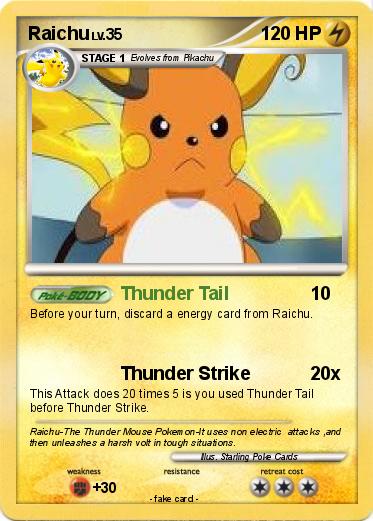 Pokemon Raichu