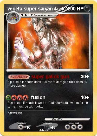 Pokemon vegeta super saiyan 4