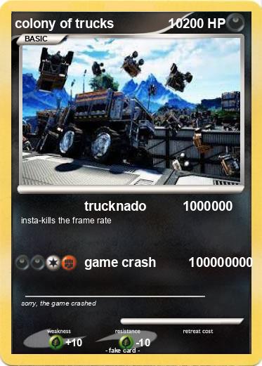 Pokemon colony of trucks               10