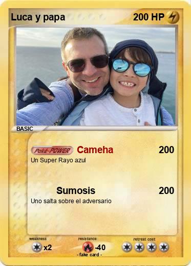 Pokemon Luca y papa