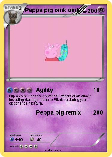 Pokemon Peppa pig oink oink