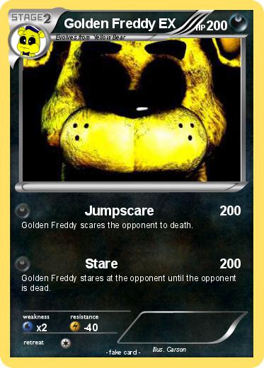 Pokemon Golden Freddy EX