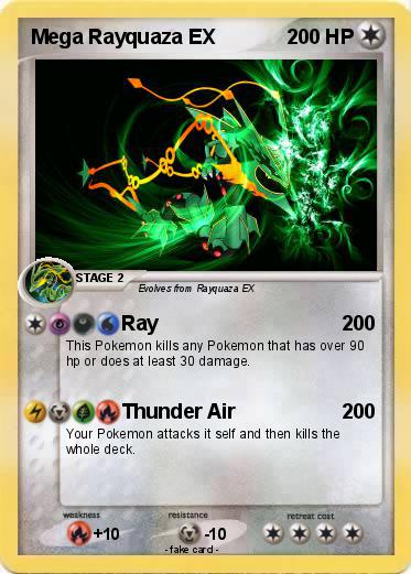 Pokemon Mega Rayquaza EX