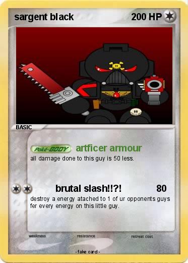 Pokemon sargent black