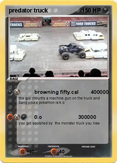 Pokemon predator truck