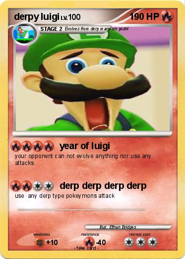 Pokemon derpy luigi